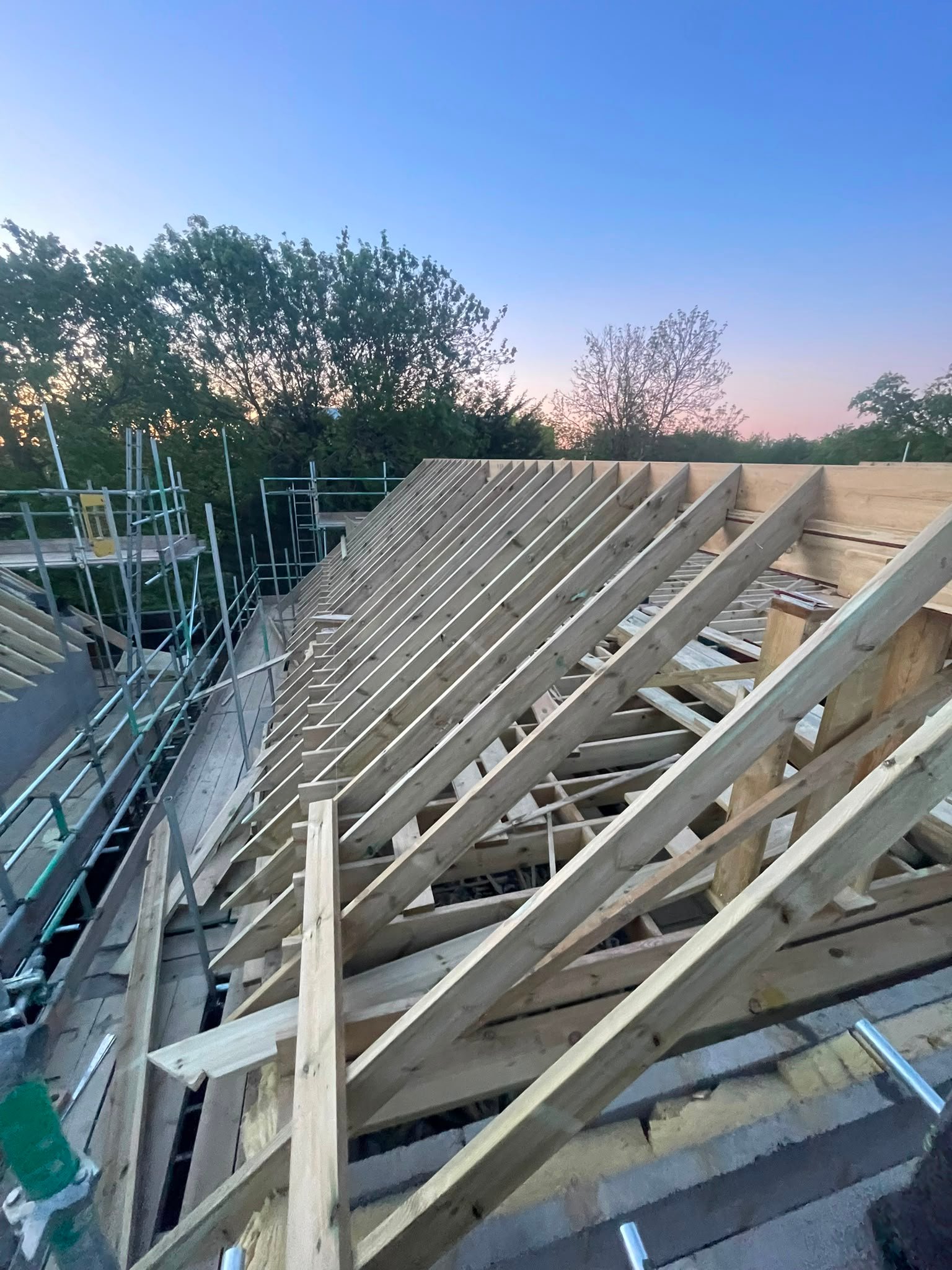 New Roof Structure & Timber Framing by B KARAN BUILD ROOFING Ltd